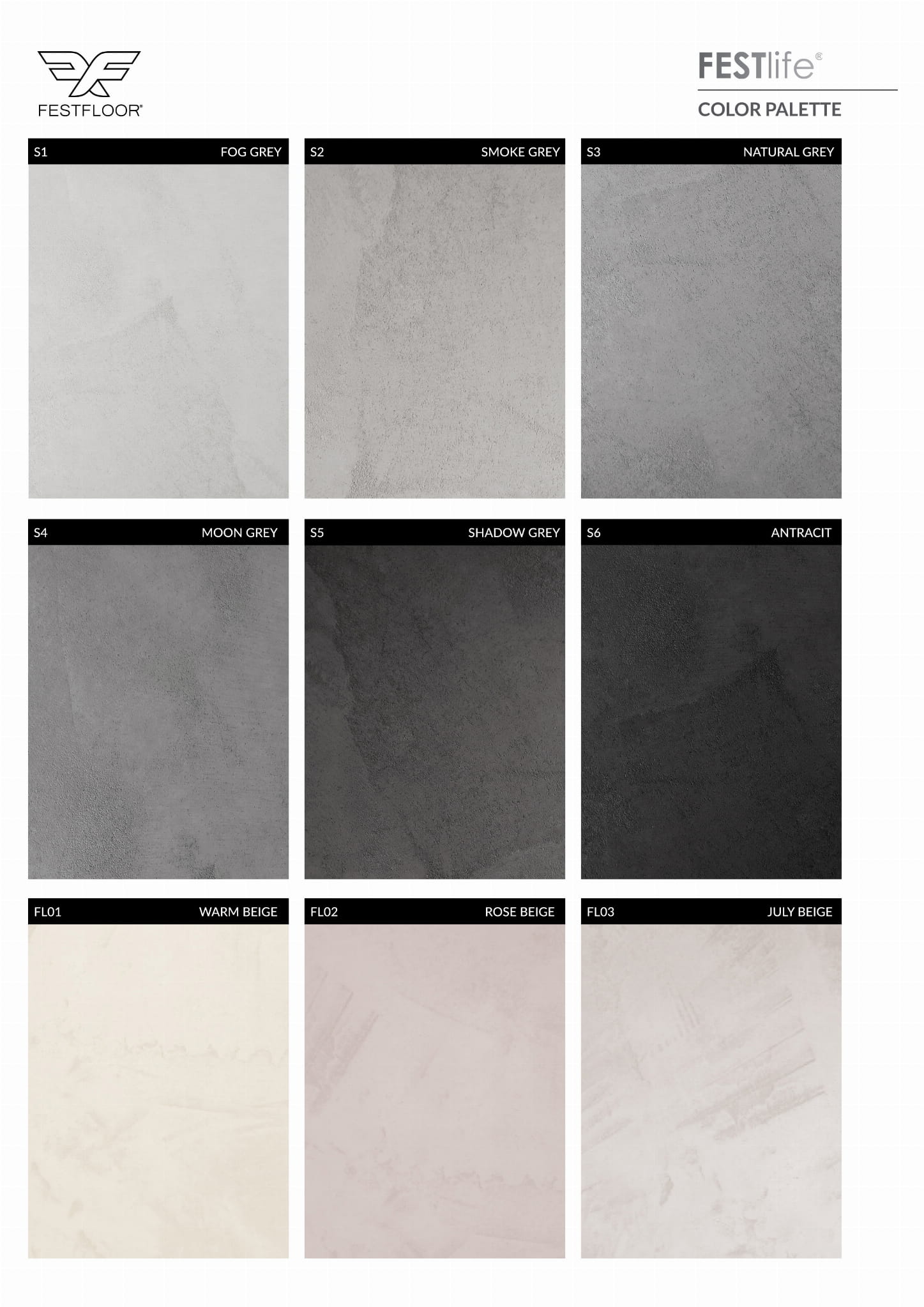 Set für Mikrozementboden mit superhartem Siegel - 10 M²