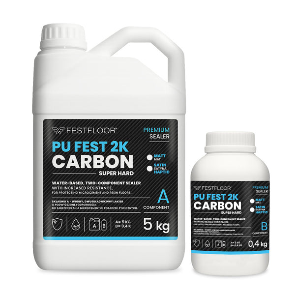 PU FEST 2K CARBON 5,4 kg Hartversiegelung
